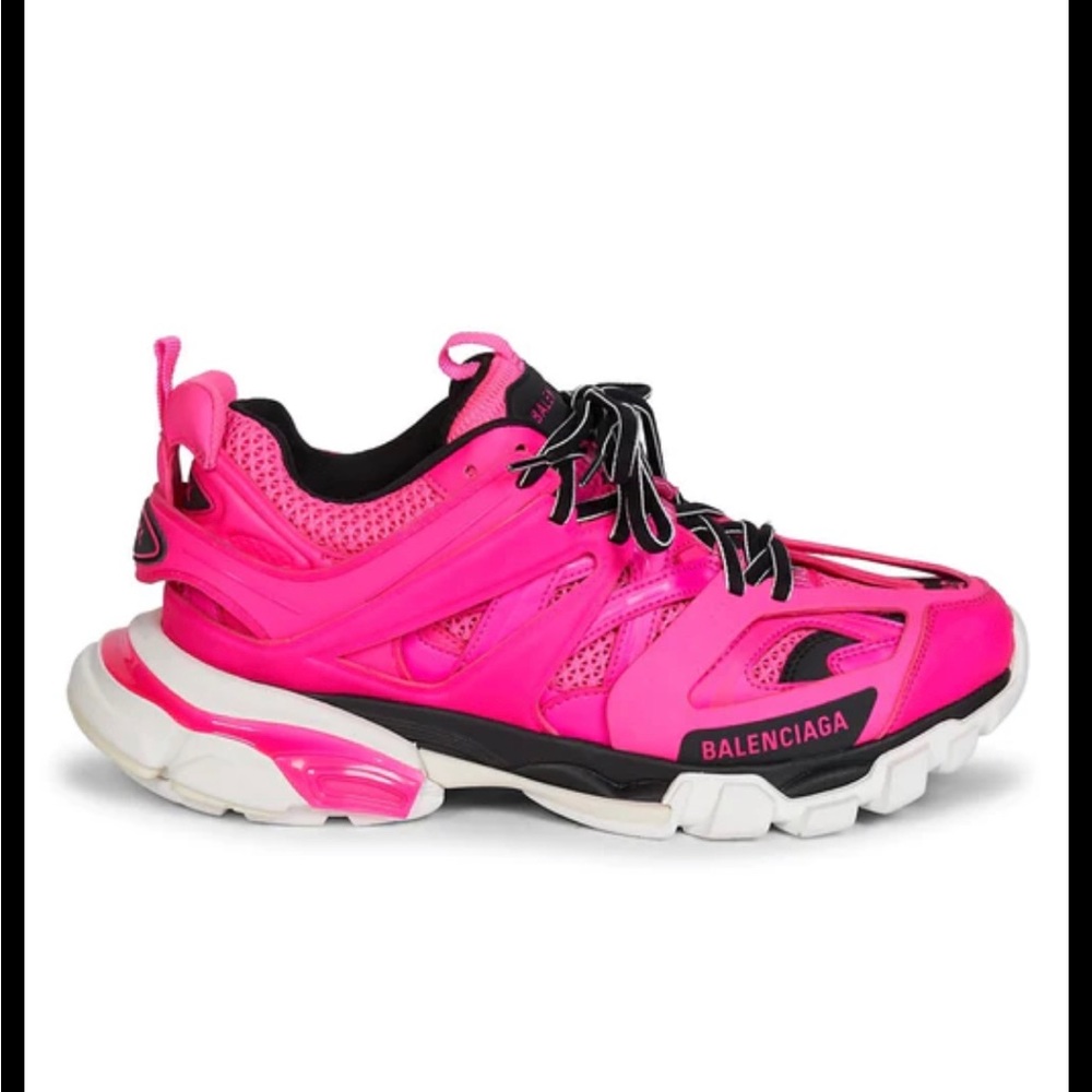 Balenciaga track sneaker in Fucsia/Black size 37